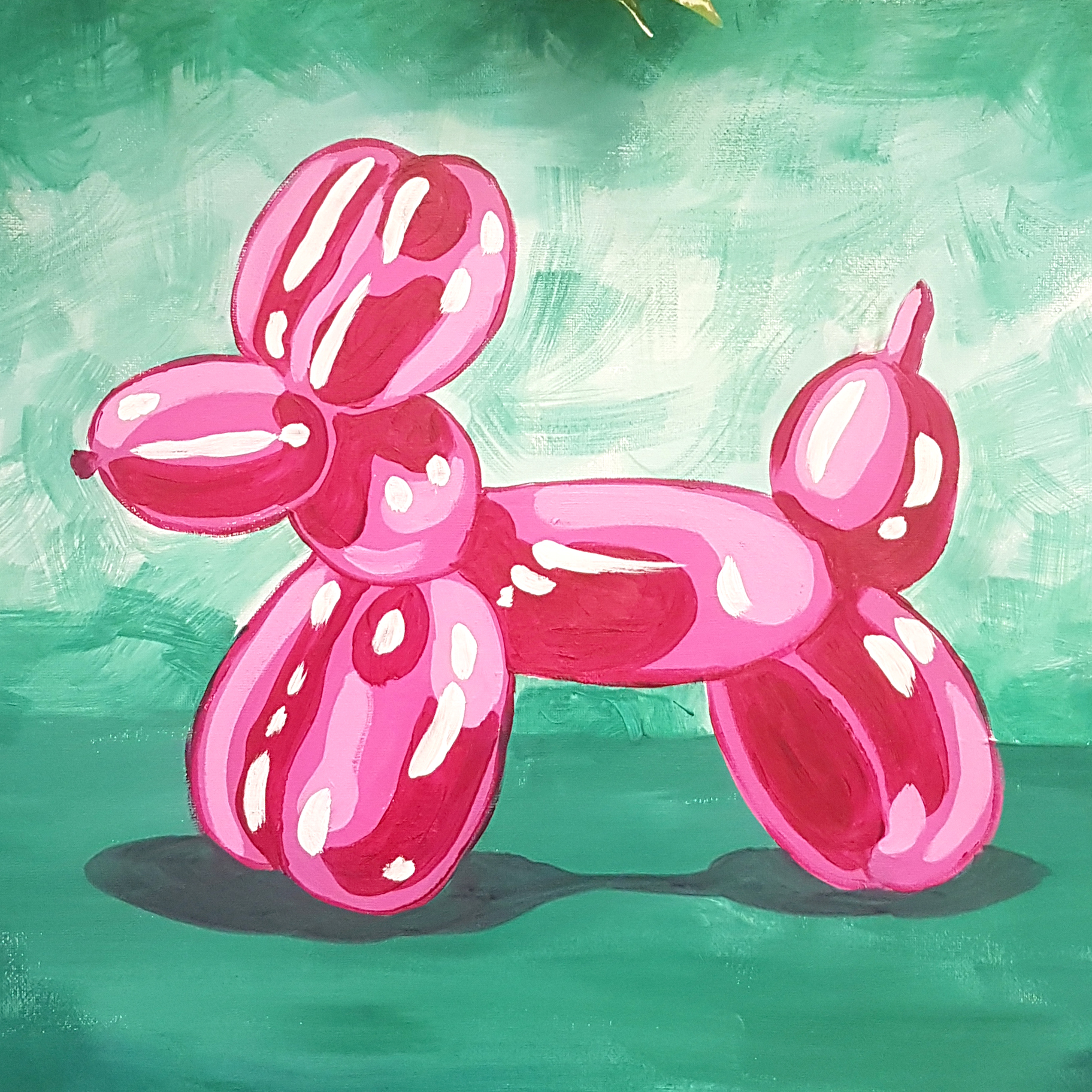 balloon dog painting